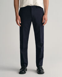 Pantalon slim fit en flanelle