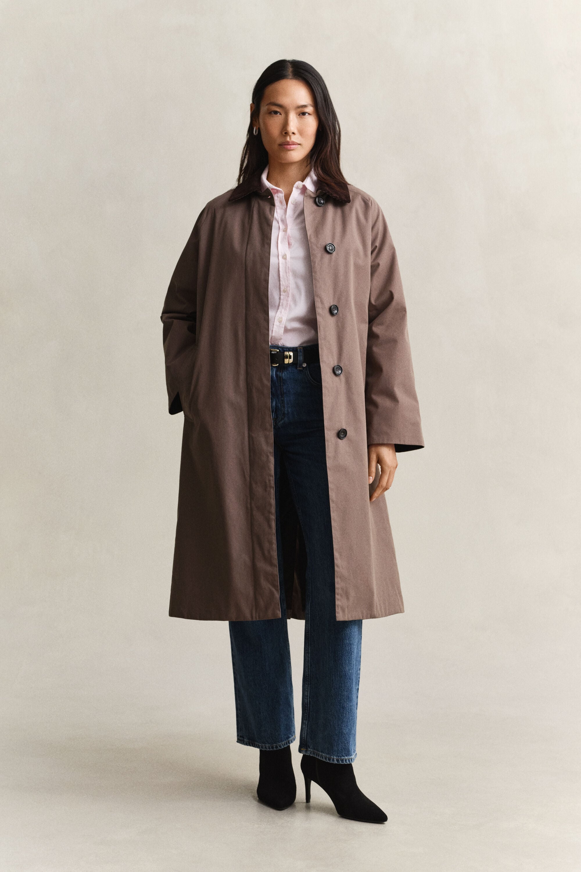 Chemise slim en coton Oxford classique extensible