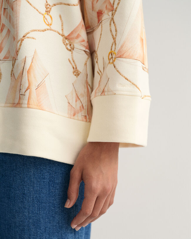 Sweat à capuche Sailing Print