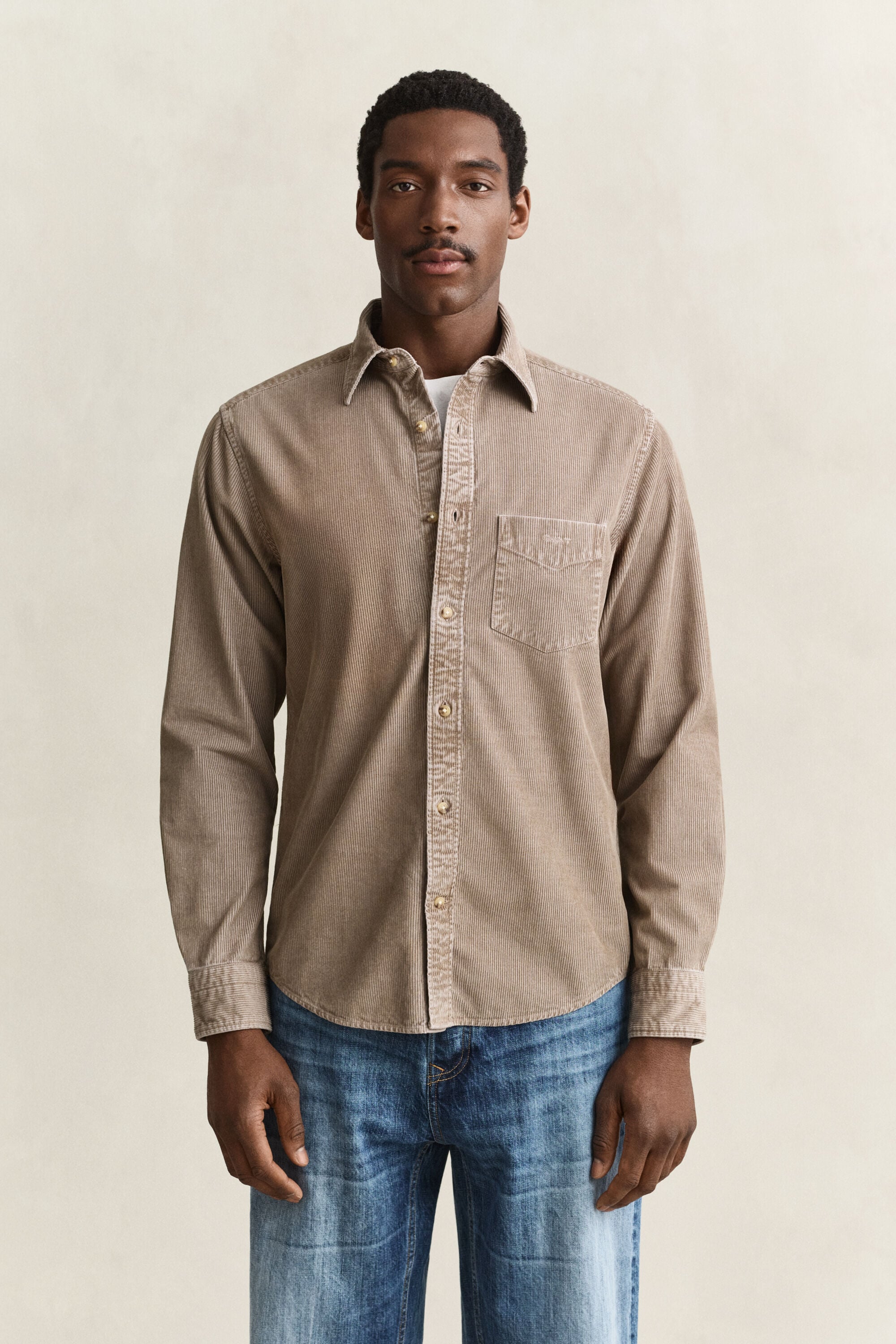 Chemise en velours côtelé