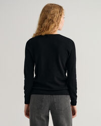 Pull col V en laine d'agneau extrafine