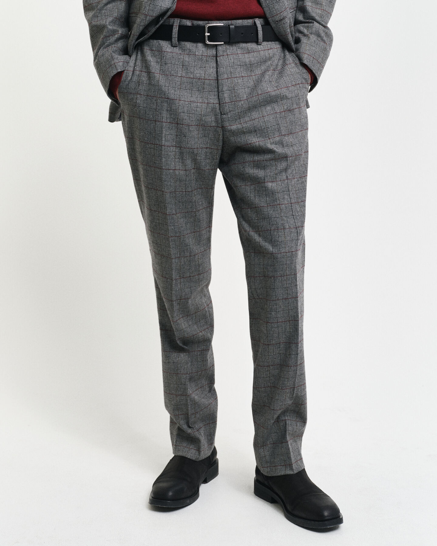 Pantalon de costume slim fit à carreaux