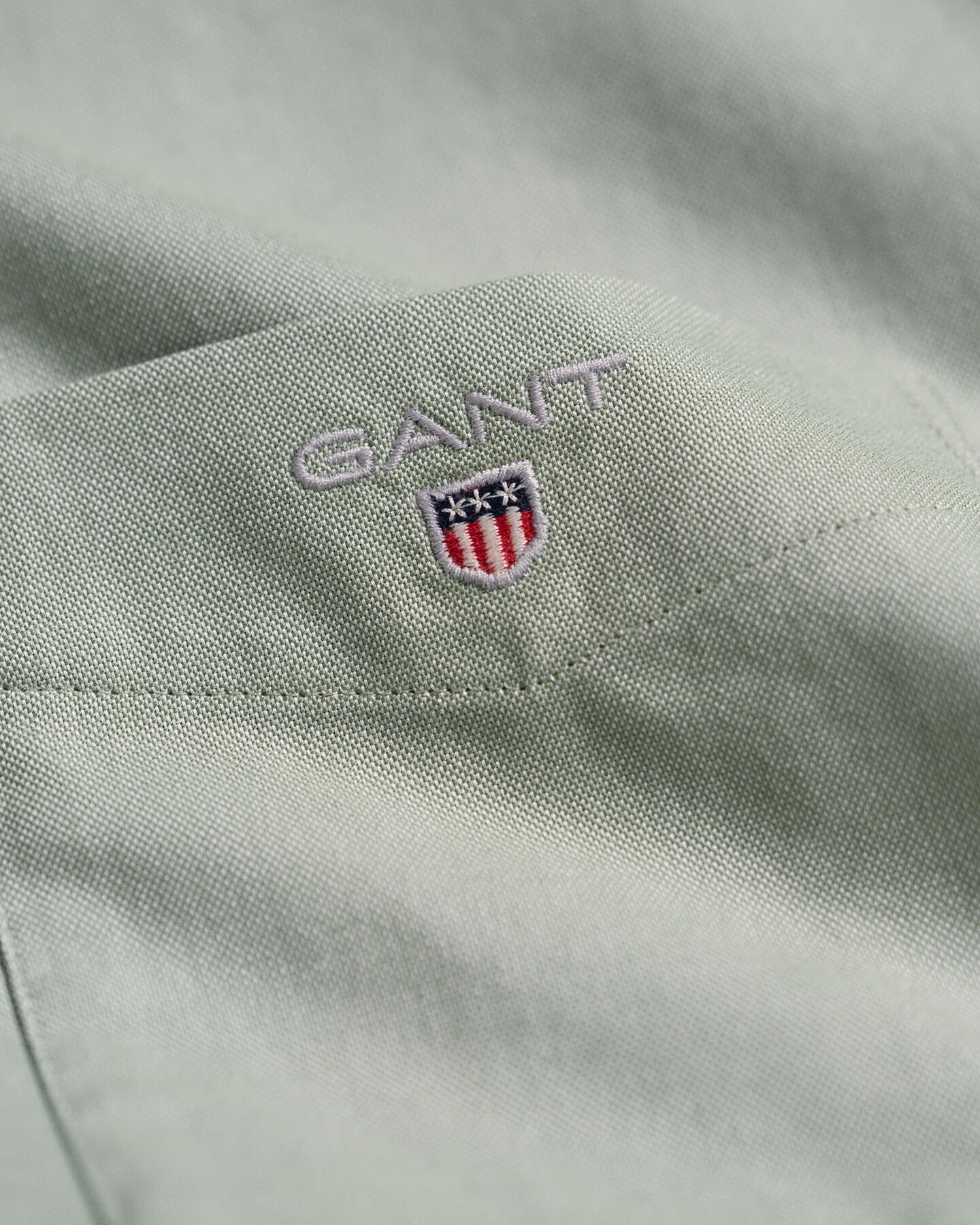 Chemise regular fit en coton Oxford &agrave; manches courtes