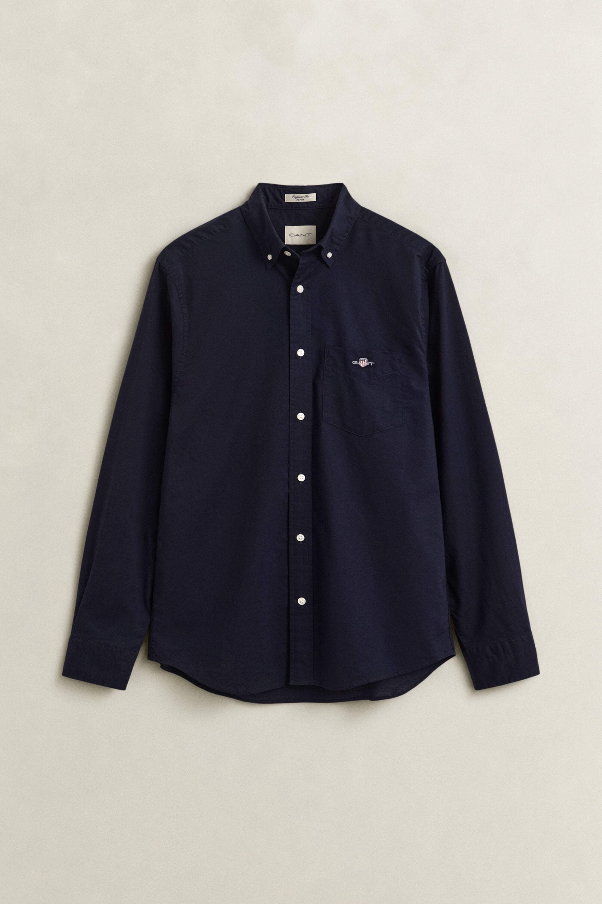 Chemise regular classique en popeline