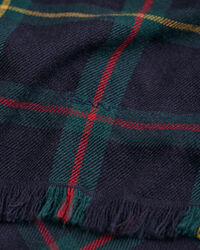 Foulard en laine mérinos à carreaux