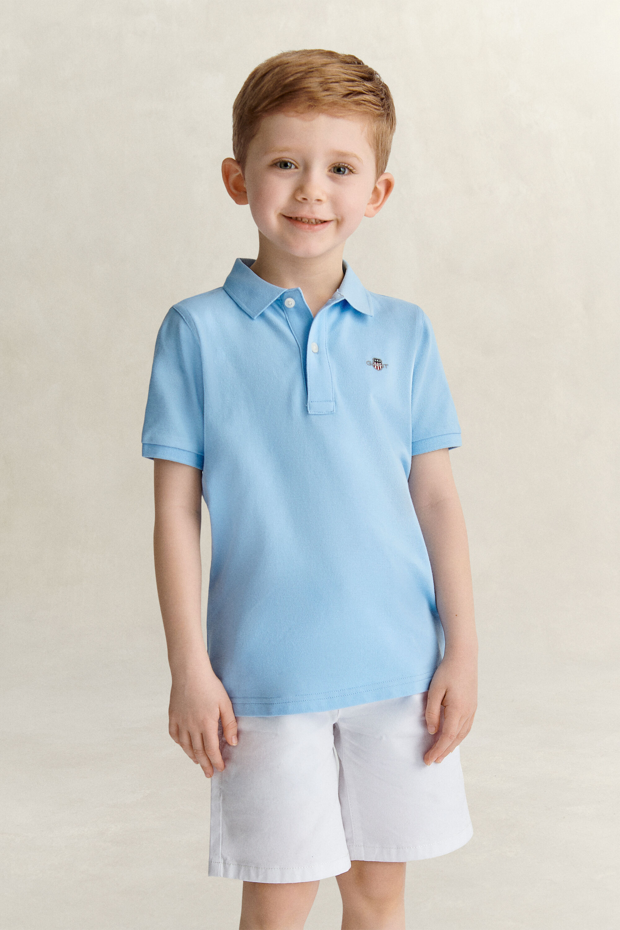 Polo en coton piqué Shield Enfant