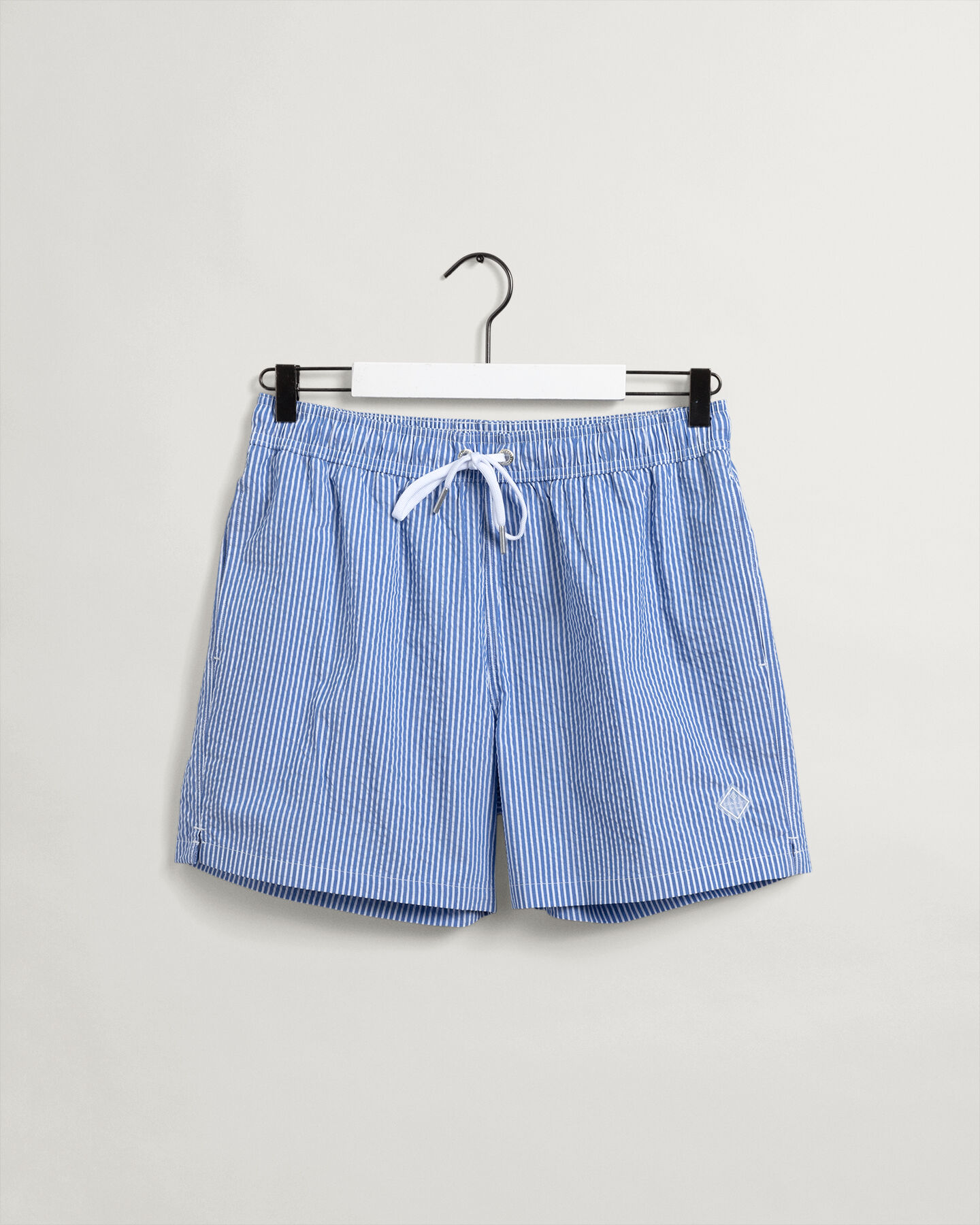Short de bain classic fit en seersucker