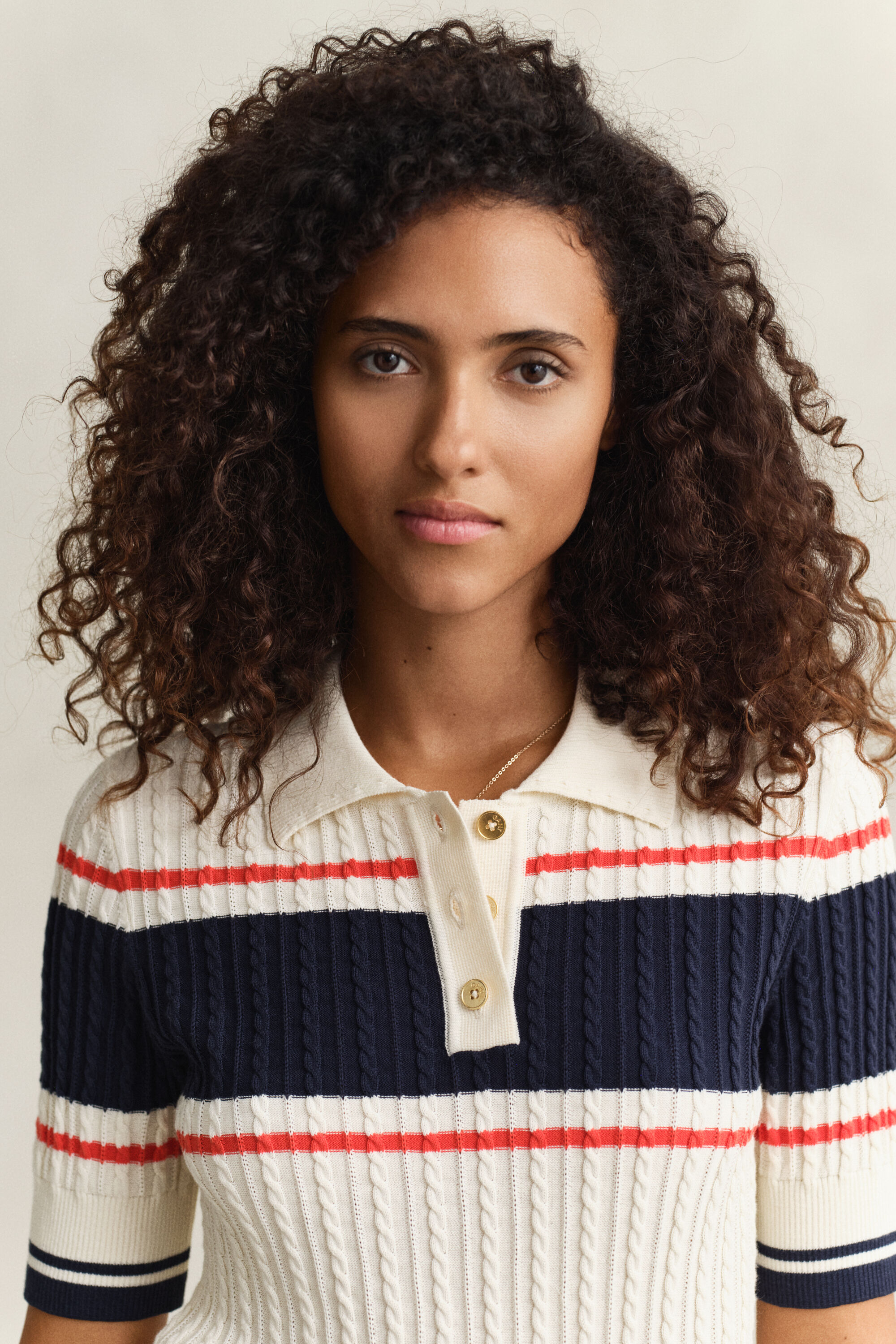 Rugger à manches courtes en coton