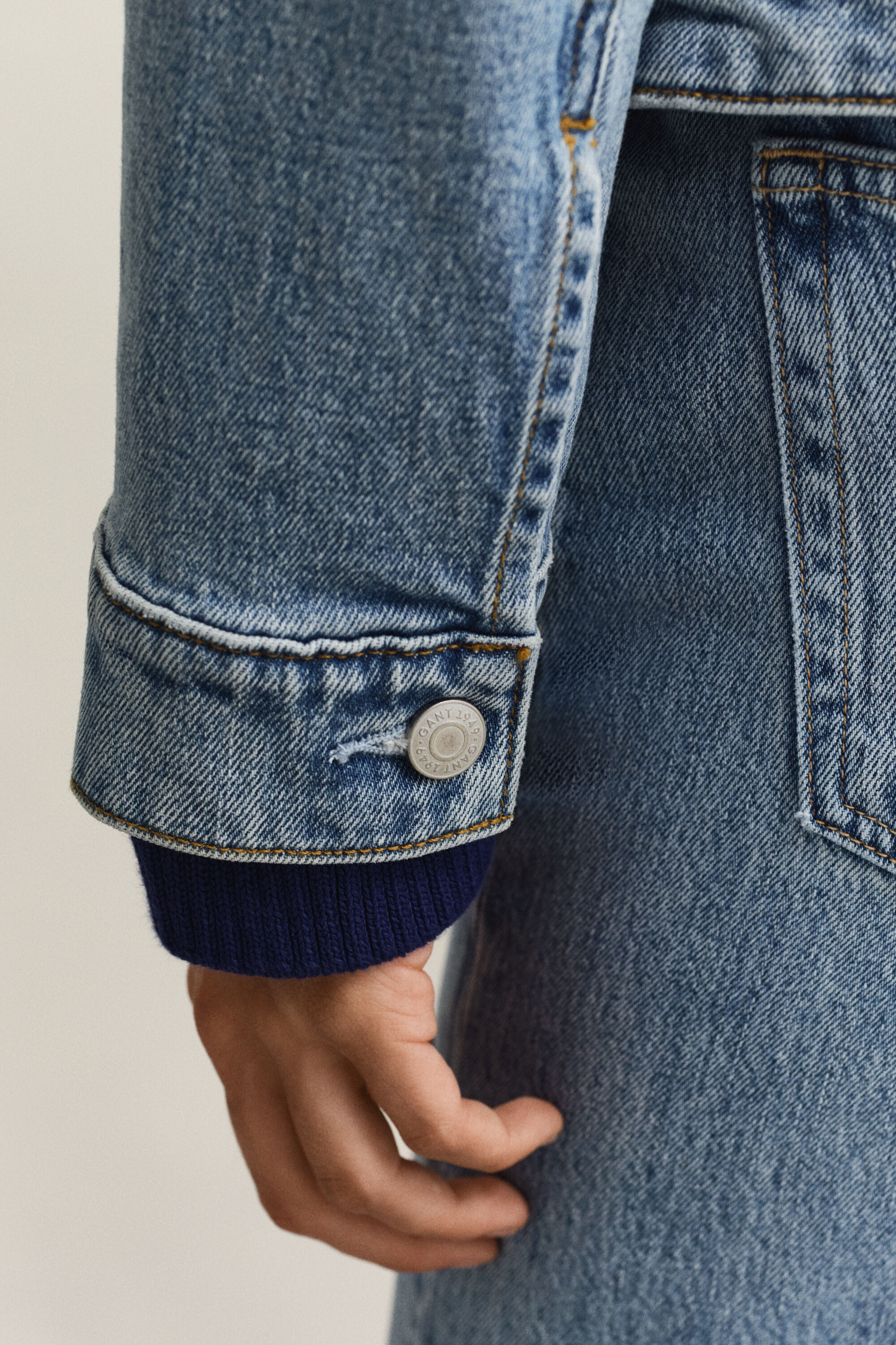 Veste trucker en denim