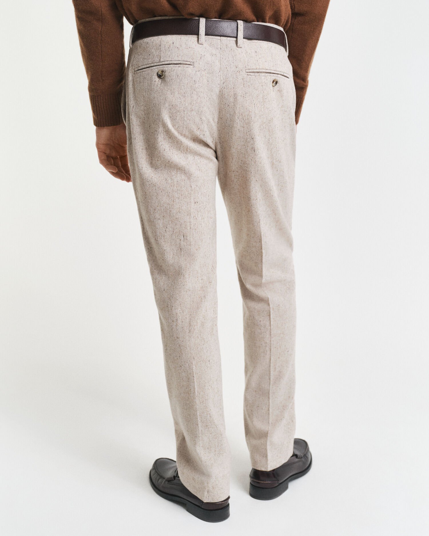 Pantalon de costume slim fit en Donegal