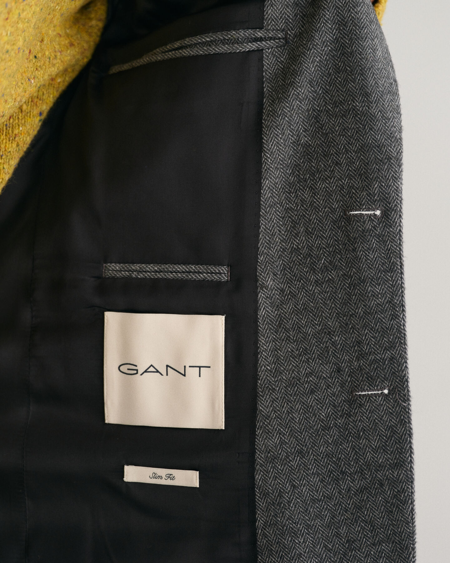 Veste blazer de costume à chevrons