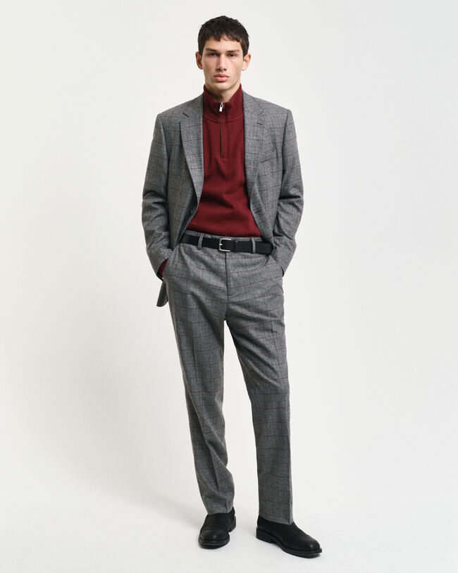 Pantalon de costume slim fit à carreaux