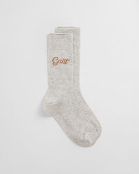 Chaussettes côtelées GANT Script