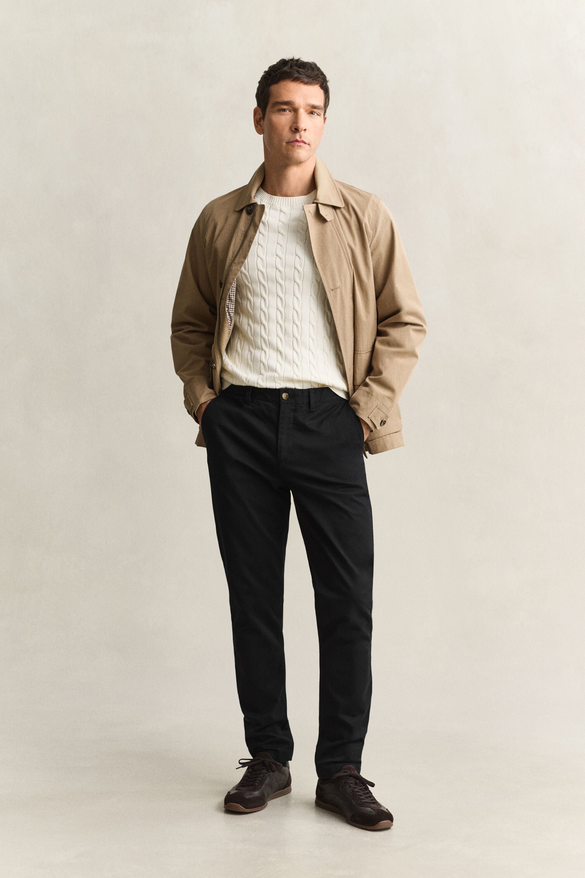 Pantalon chino slim classique