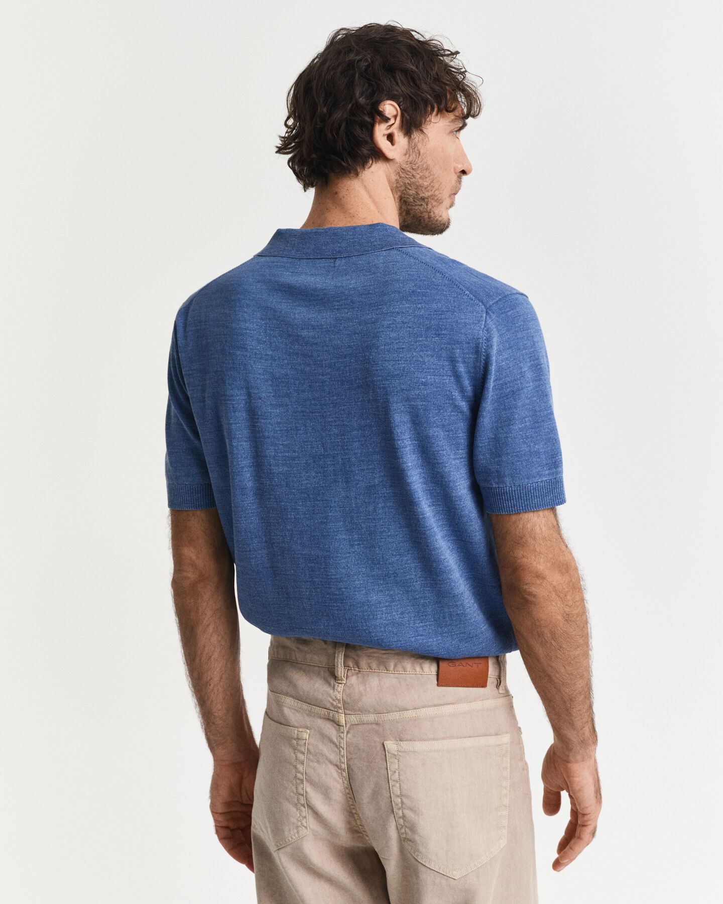 Pull façon polo à manches courtes Sunfaded