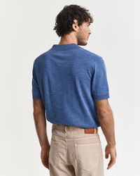 Pull façon polo à manches courtes Sunfaded