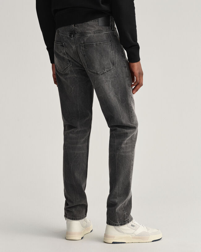 Jean slim fit en denim délavé vintage Hayes