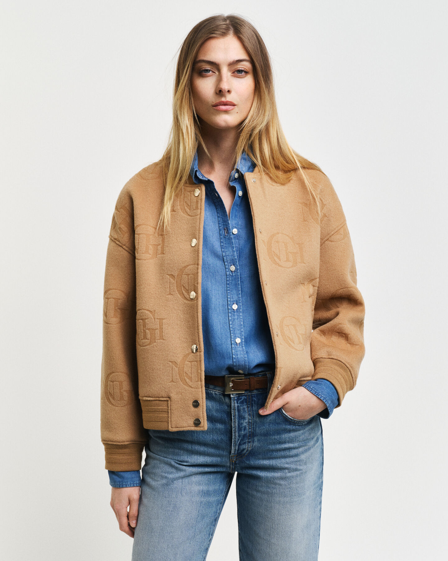 Veste Varsity de GANT Jacquard