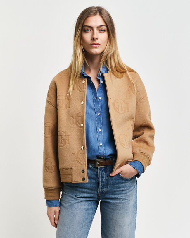 Veste Varsity de GANT Jacquard