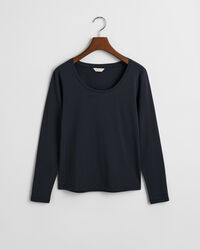 Haut à encolure dégagée et manches longues