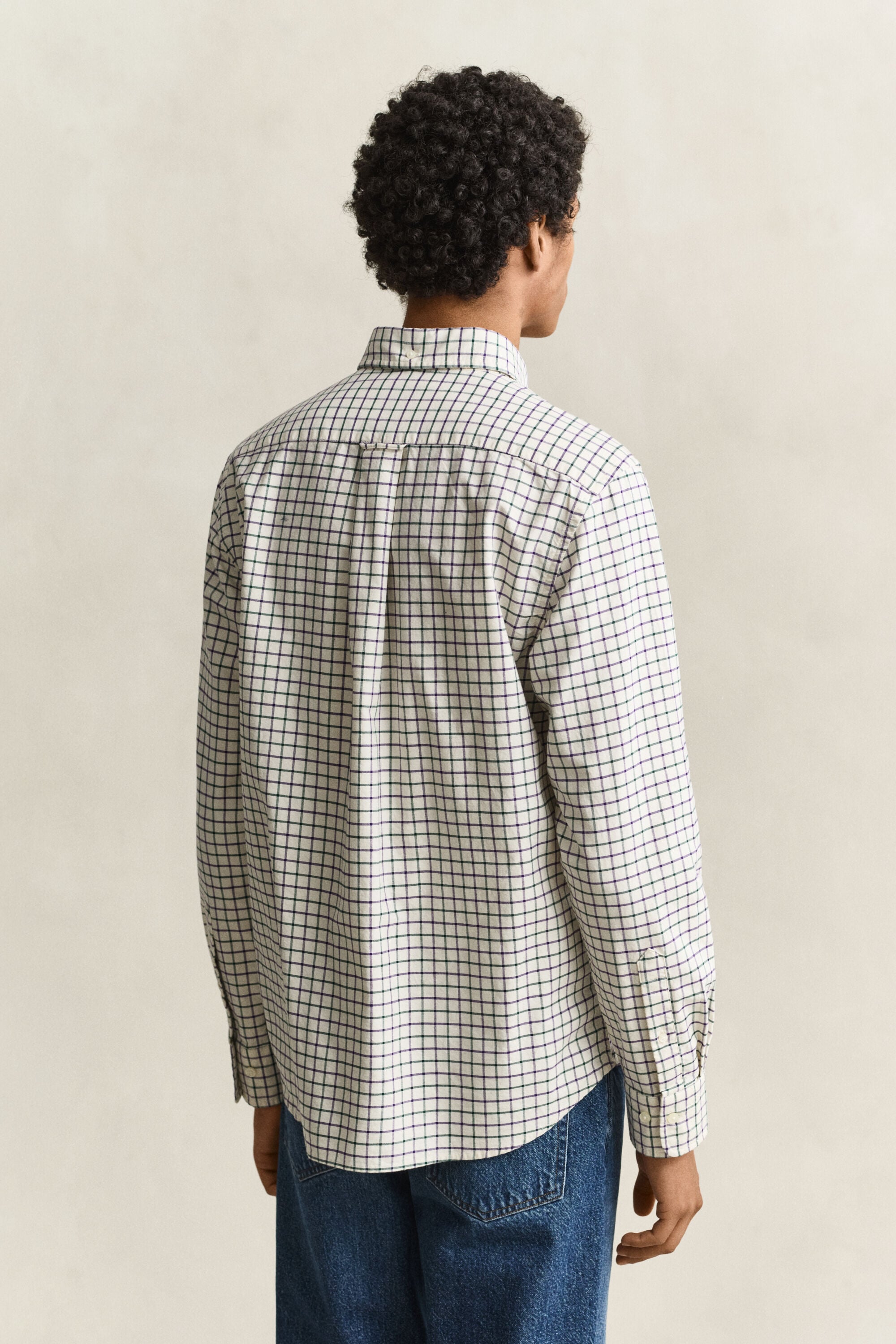 Chemise en coton Oxford à carreaux Archive