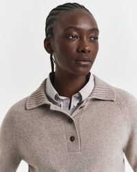 Rugger en maille de laine et cachemire