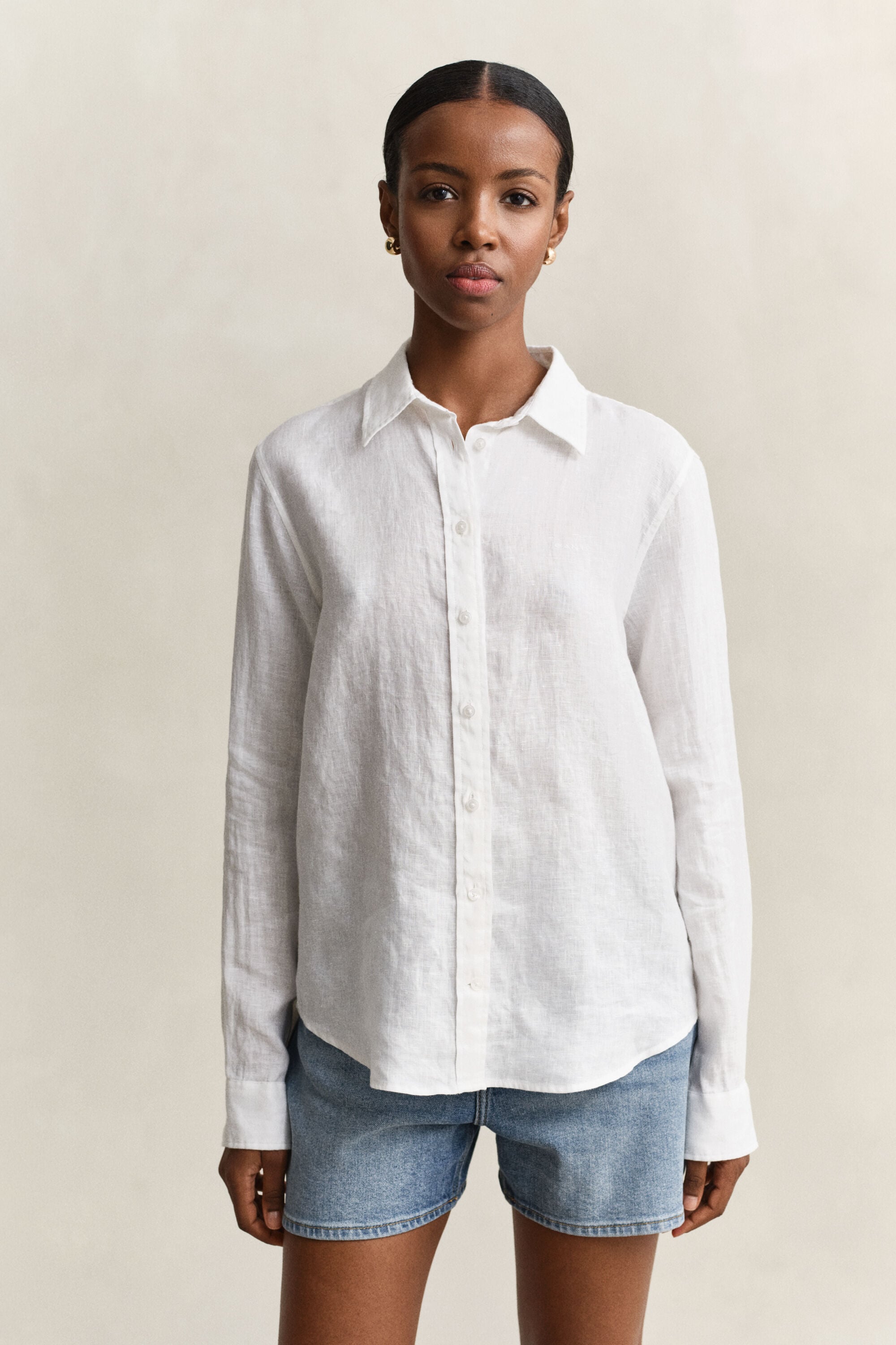 Chemise regular fit en lin