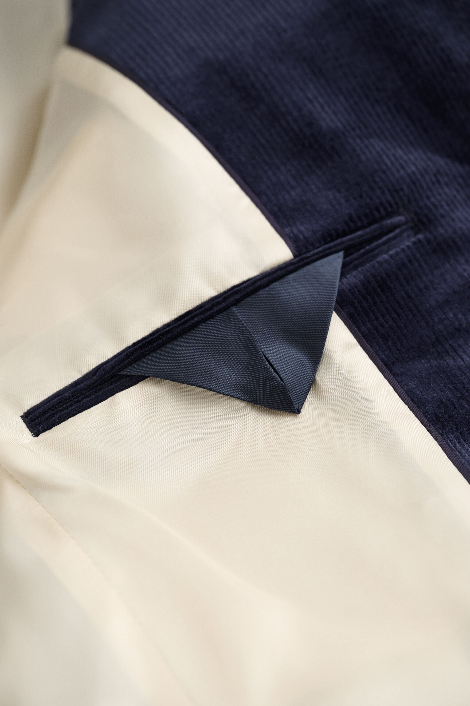 Veste blazer en velours côtelé