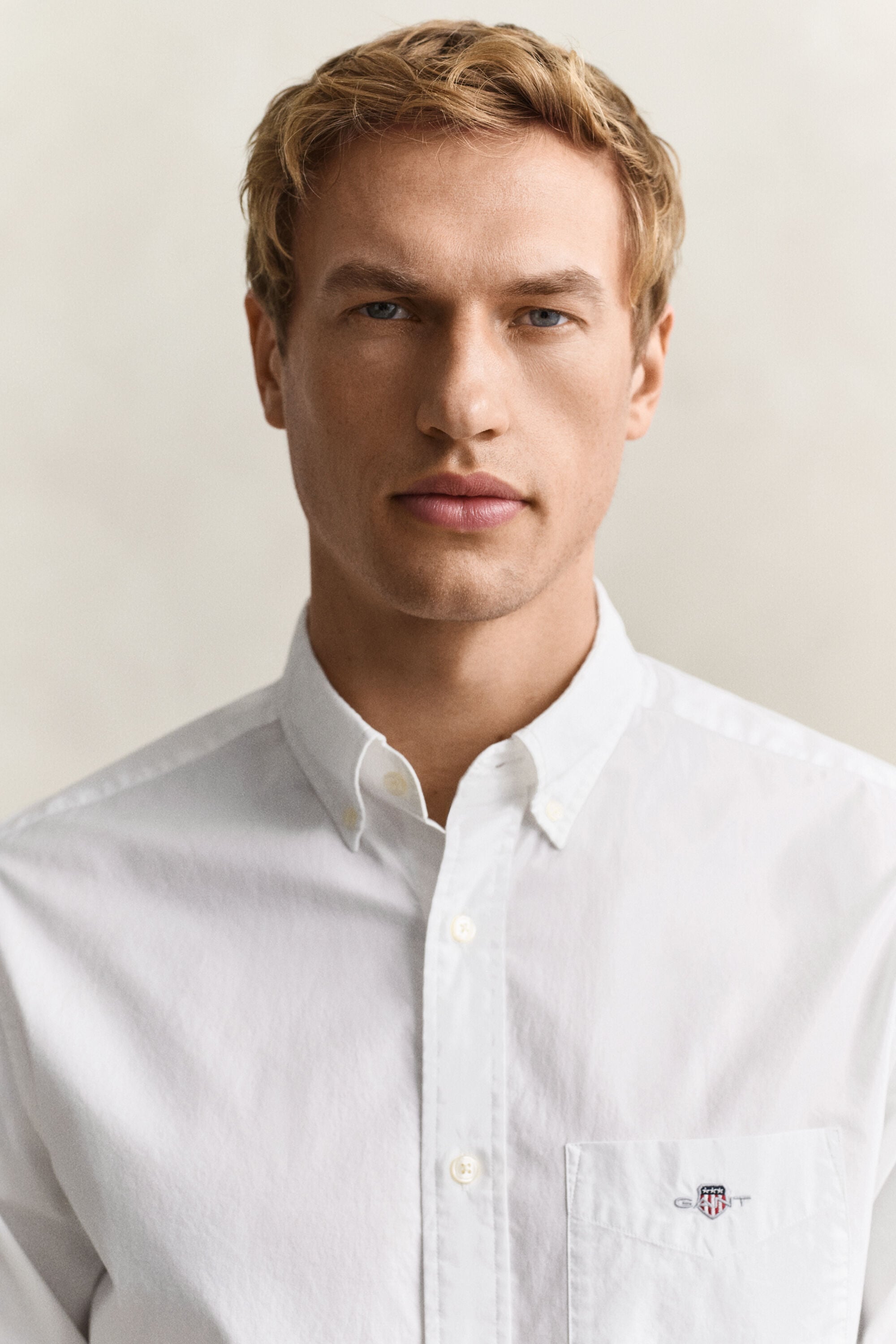 Chemise regular classique en popeline