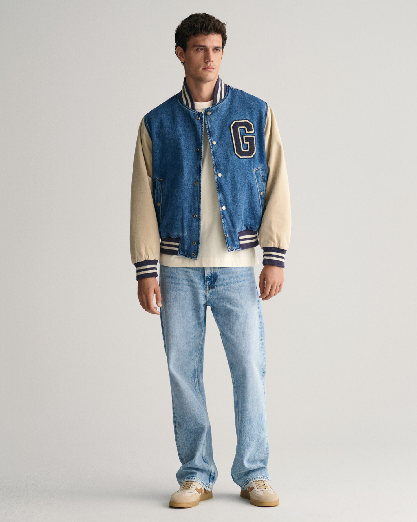 Jean loose fit à jambes larges