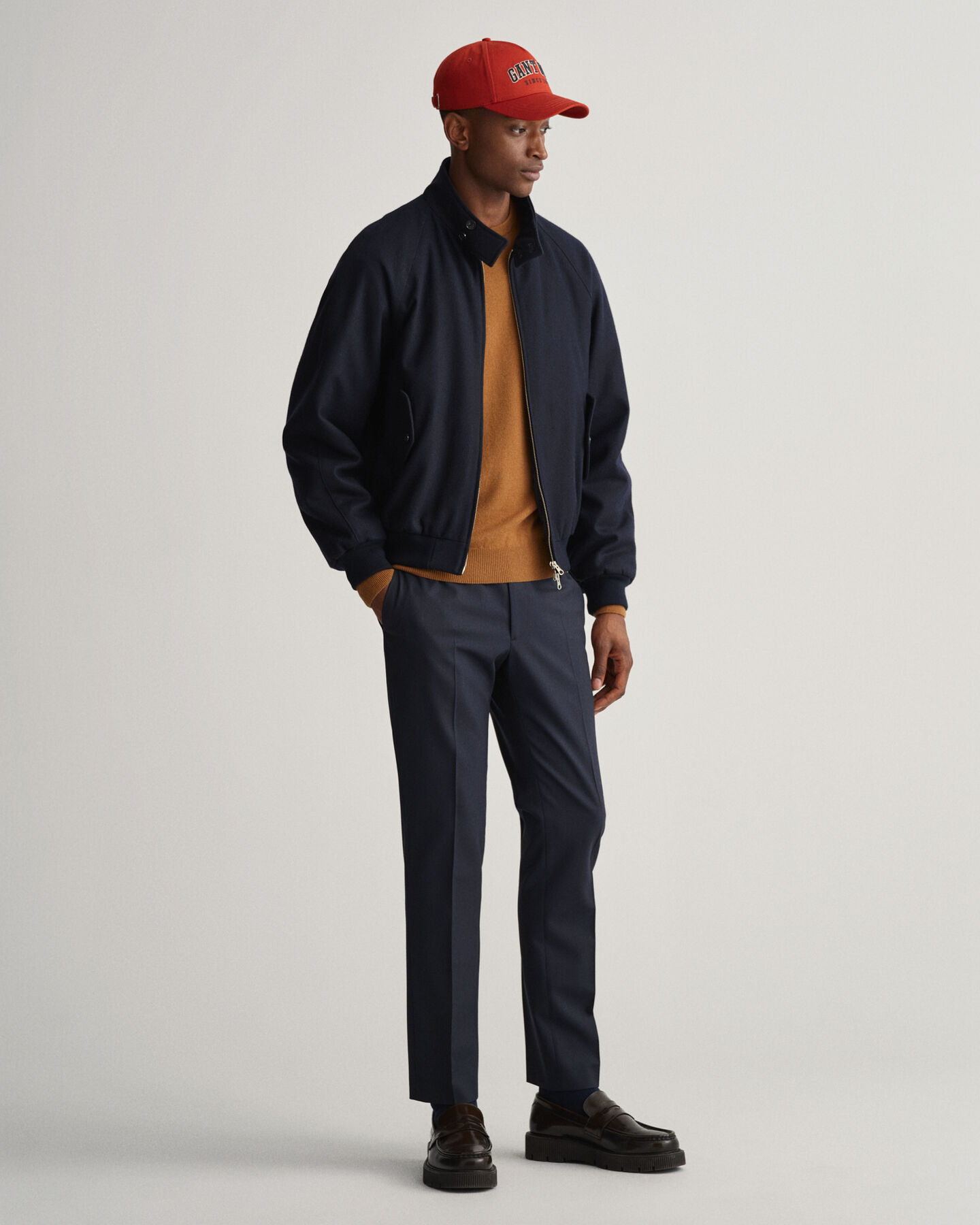 Veste en laine Harrington