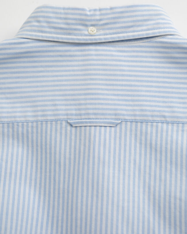Chemise coupe slim en coton Oxford classique à rayures Banker