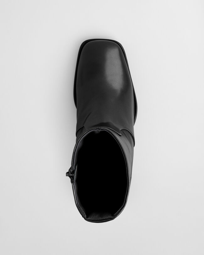 Bottines en cuir à talons Gwenety