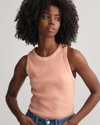 Débardeur côtelé à col montant Sunfaded