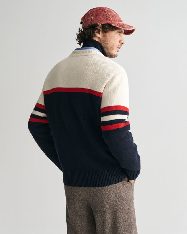 Pull ras du cou avec logo vintage GANT