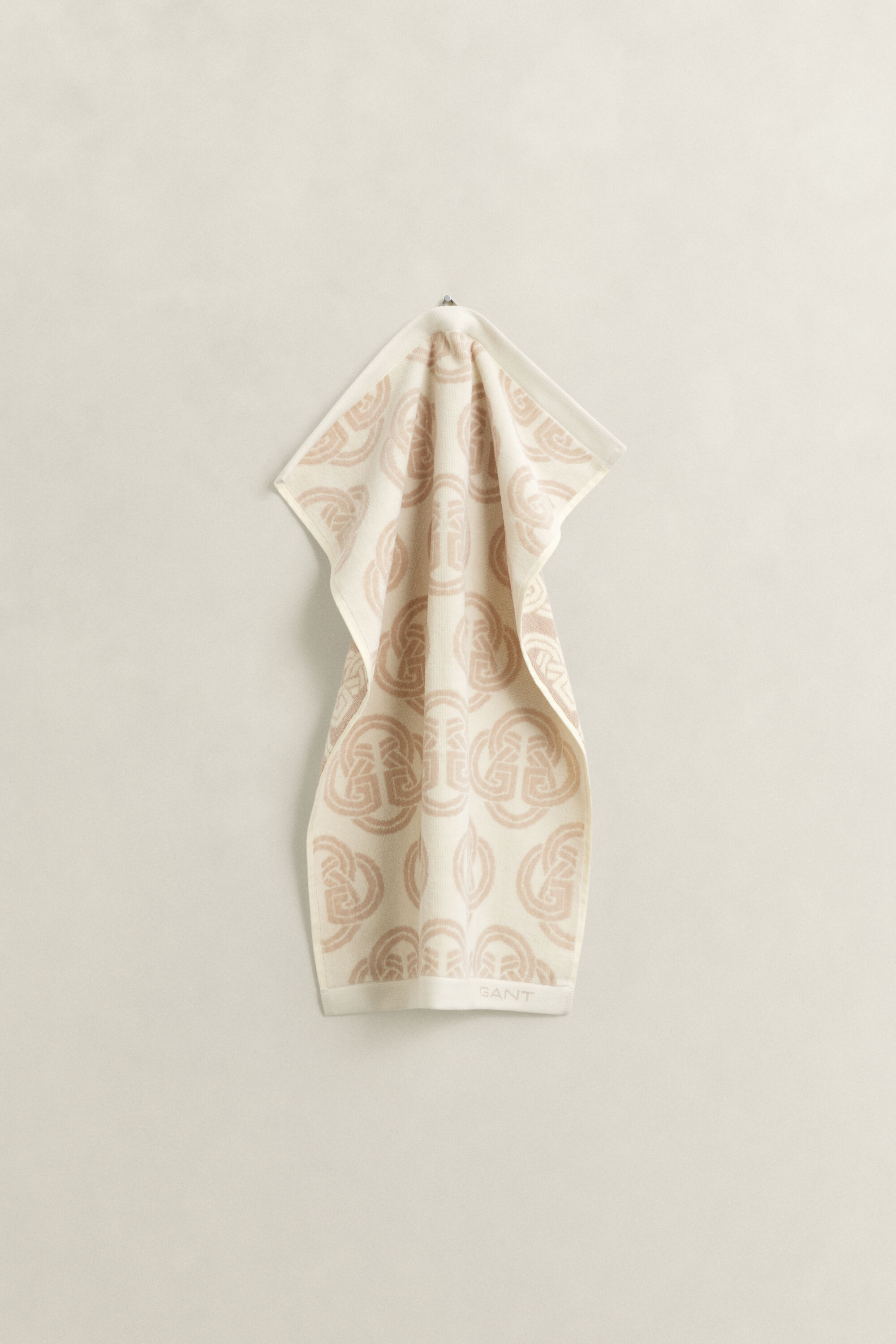 Serviette à motif monogramme 50 x 70