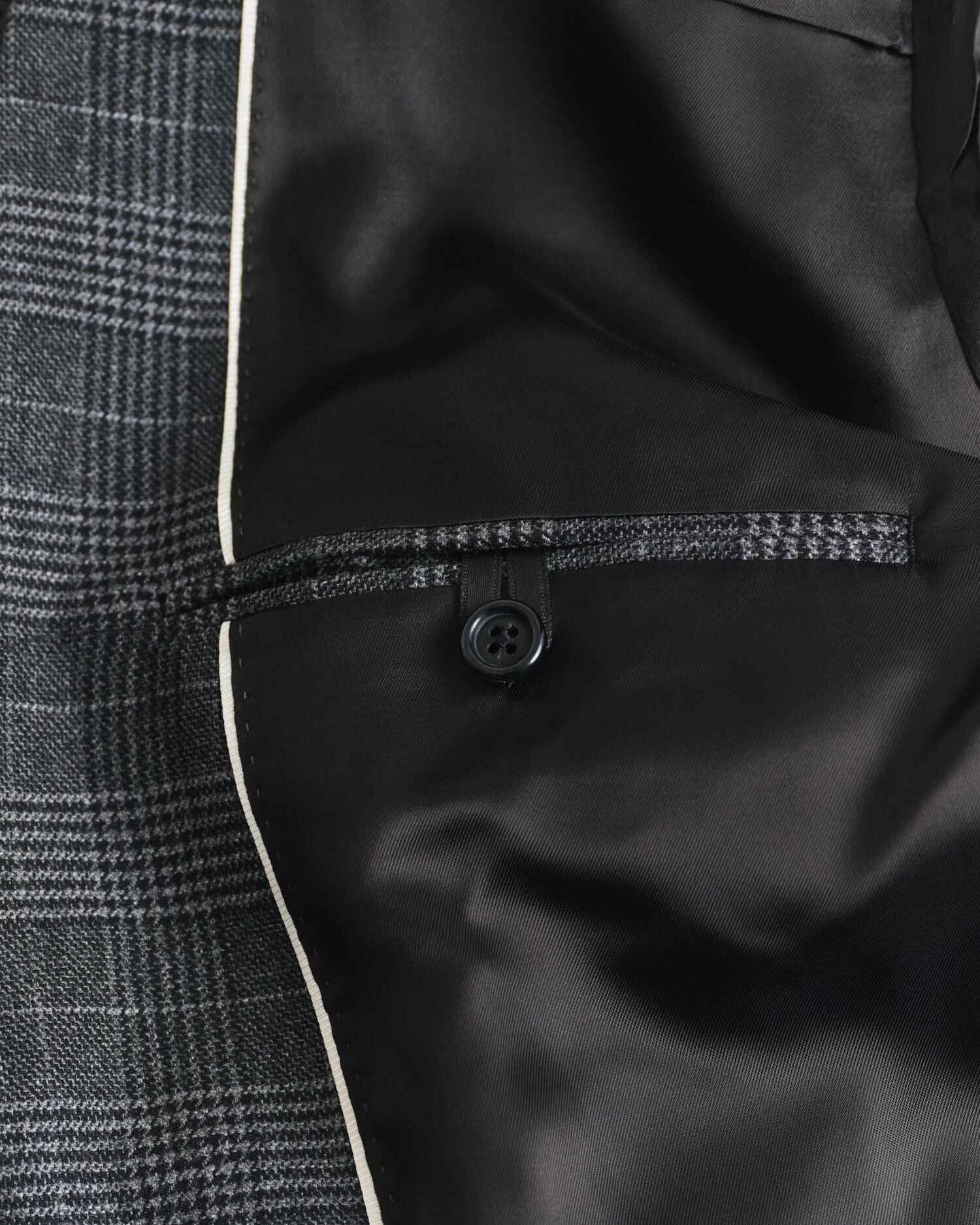 Veste de costume coupe slim à carreaux Prince-de-Galles