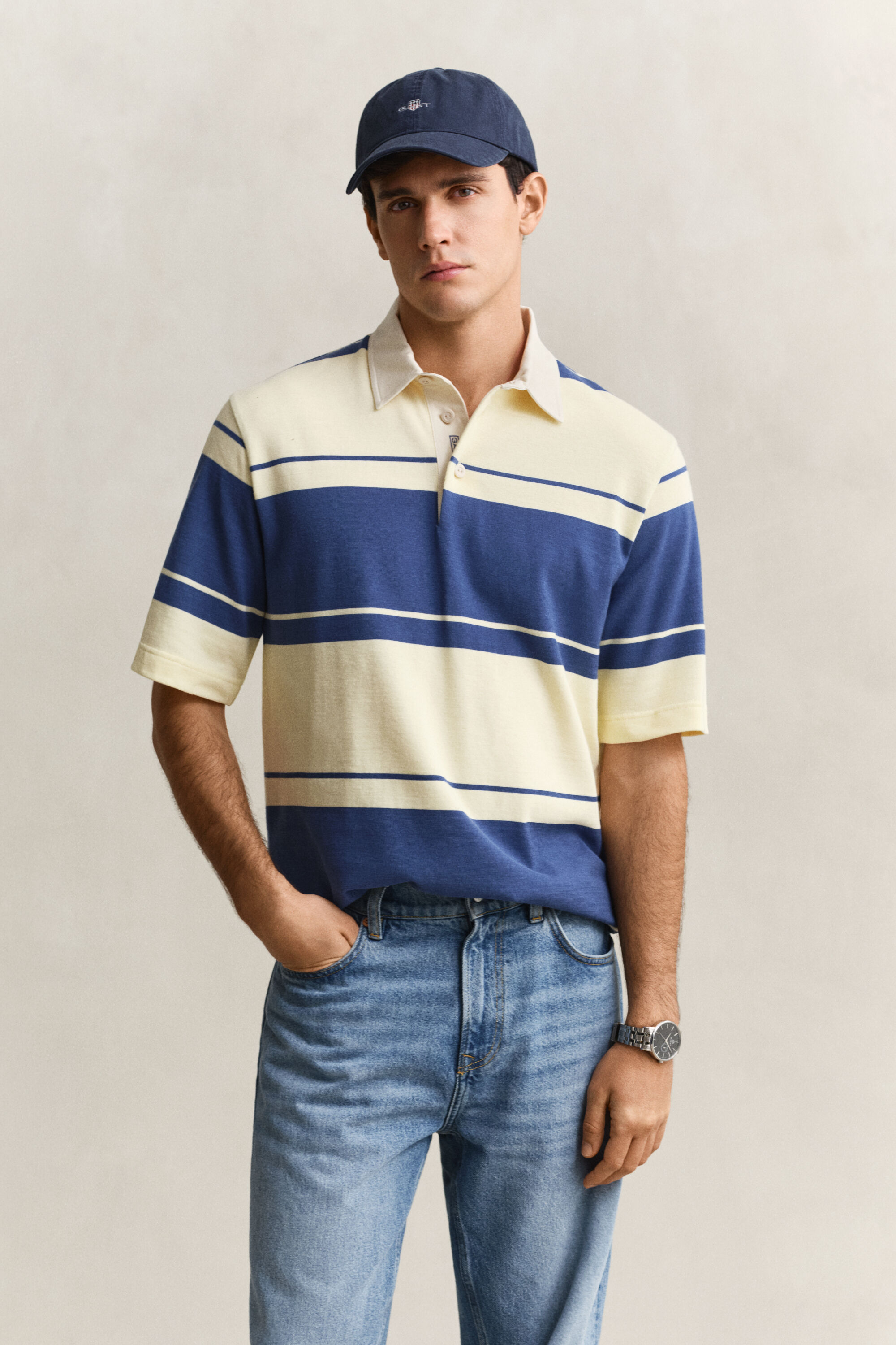 Polo Rugger à rayures