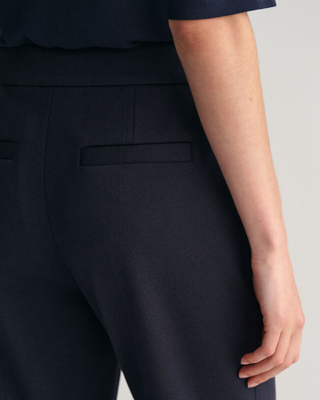 Pantalon cigarette en jersey