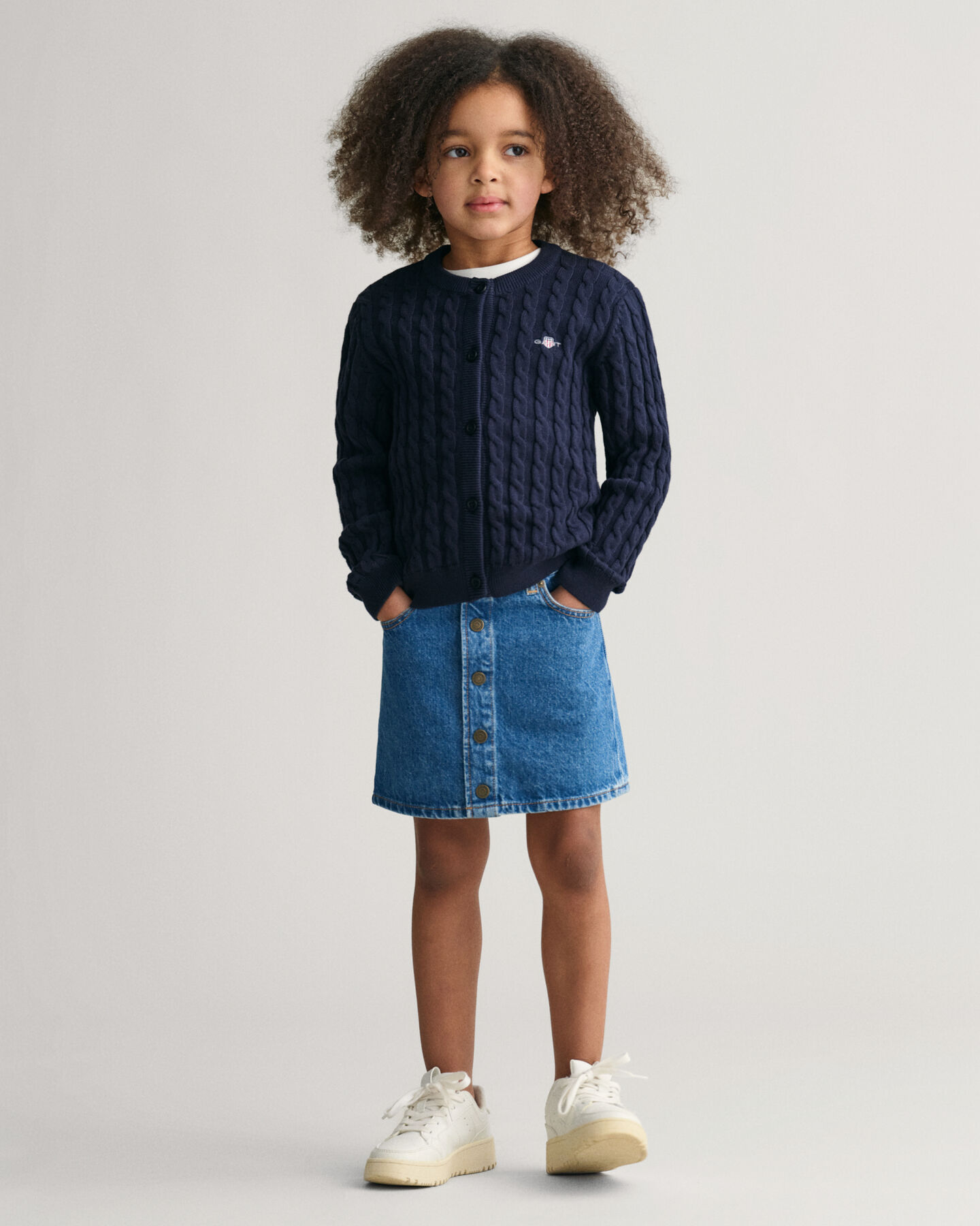 Mini-jupe en denim Girls