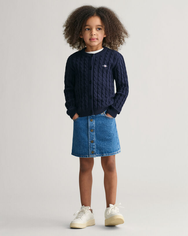Mini-jupe en denim Girls