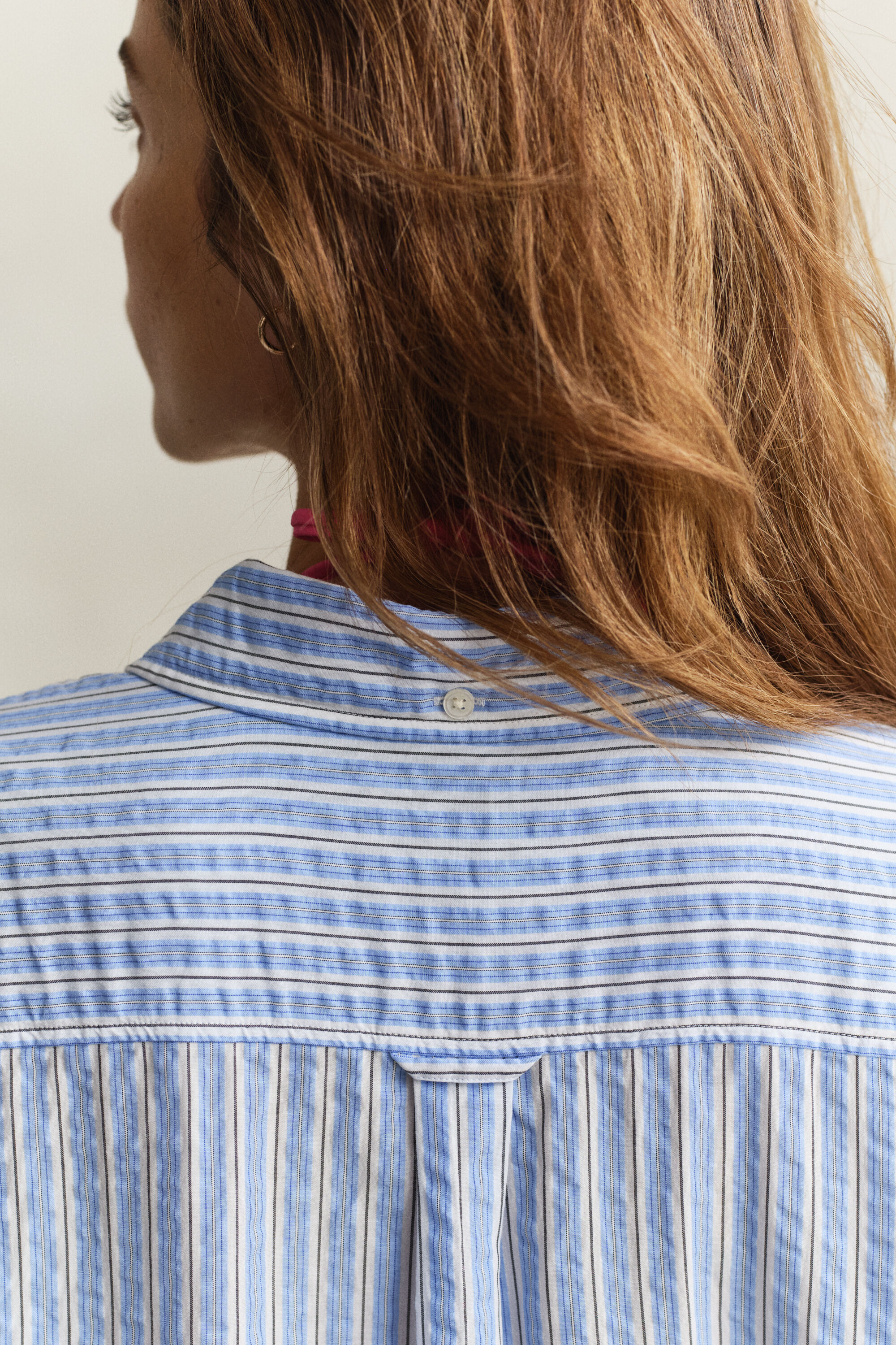 Chemise en seersucker à rayures