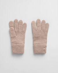 Gants en laine tricotée