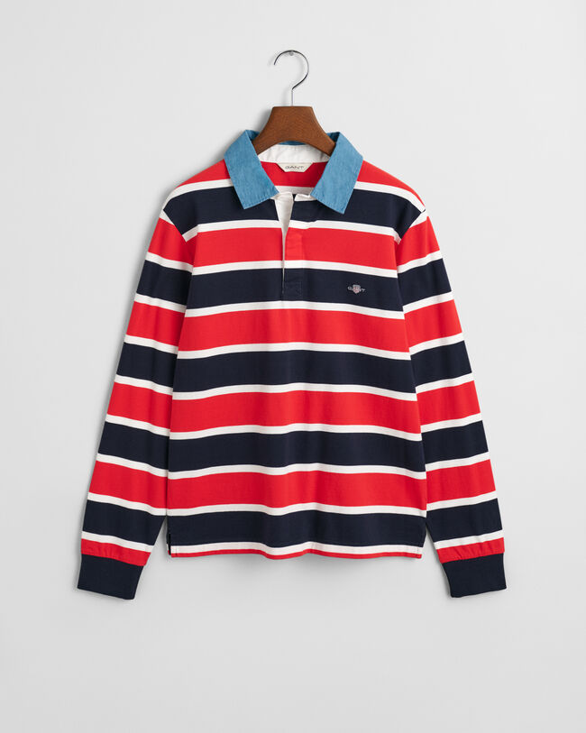 Polo Rugger à rayures Shield Teens