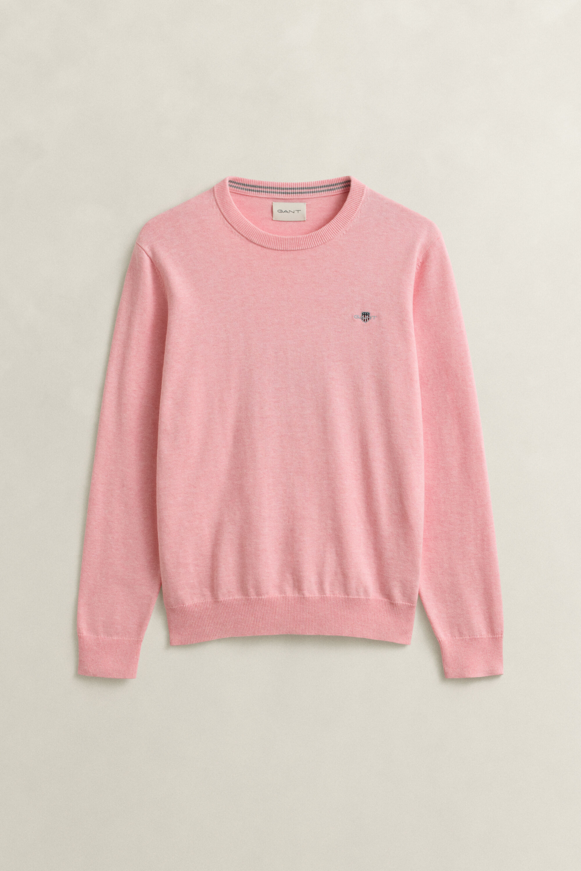 Pull col rond en coton