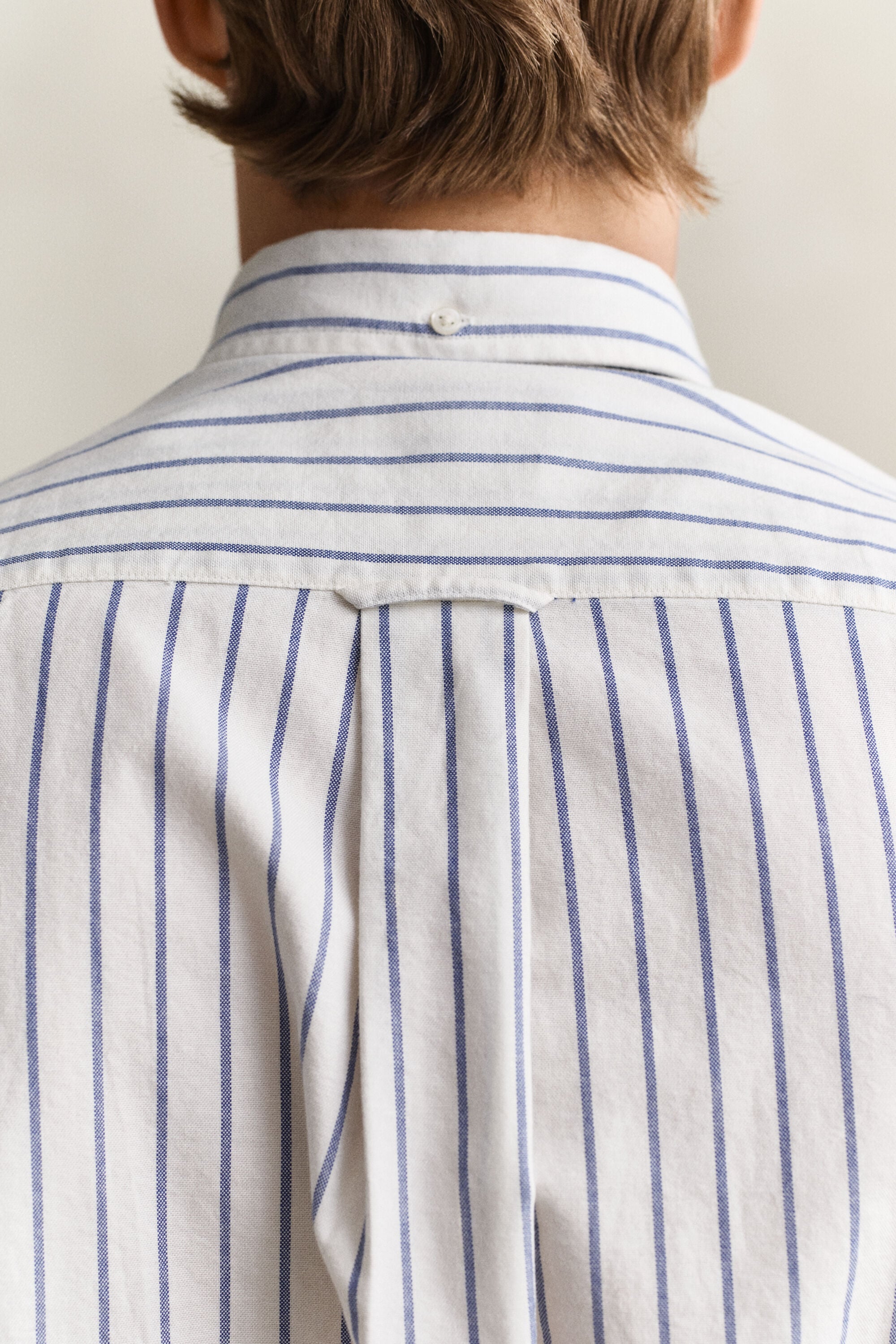 Chemise en coton Oxford classique à rayures