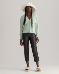 Cardigan en coton c&ocirc;tel&eacute;