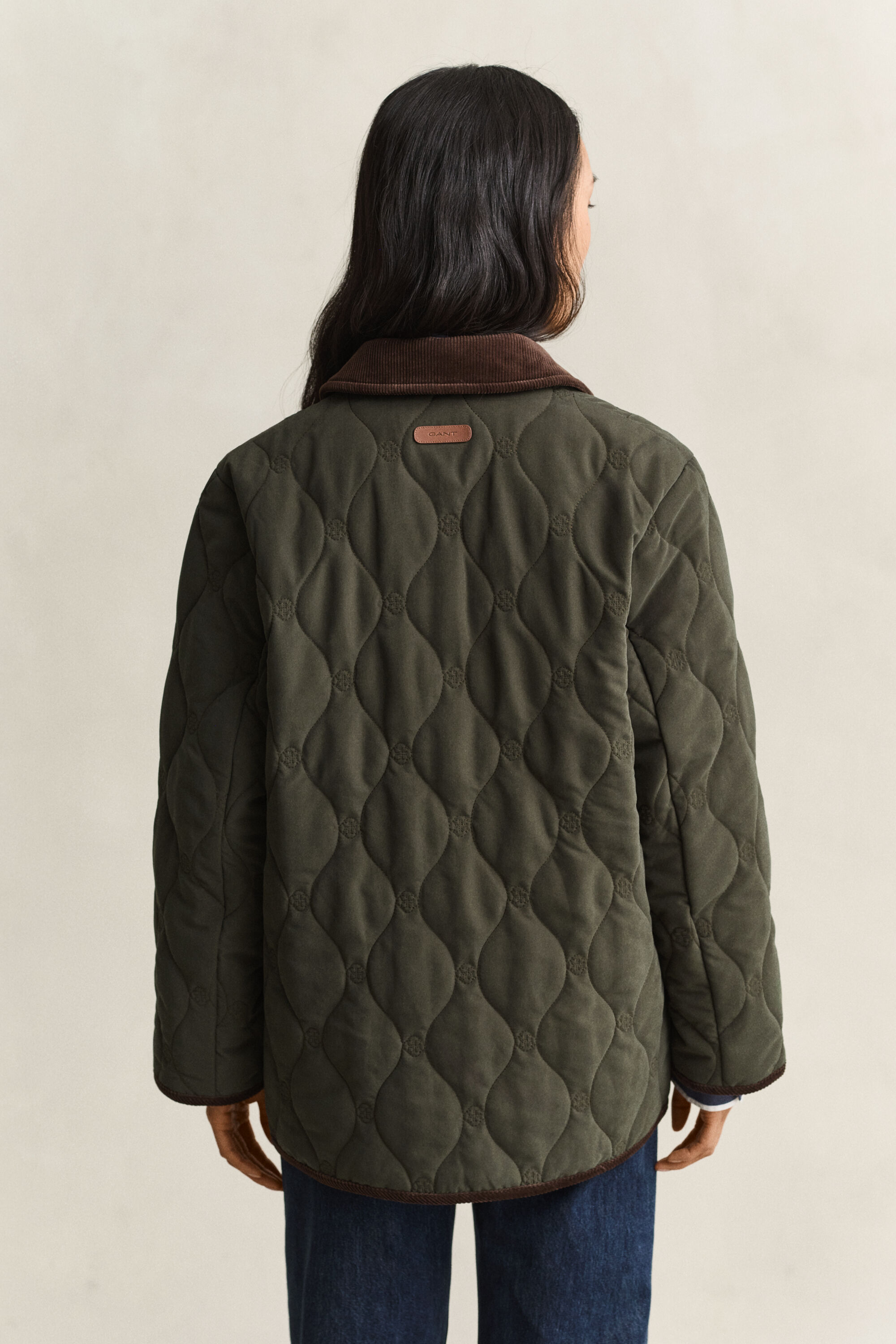 Veste matelassée avec monogramme