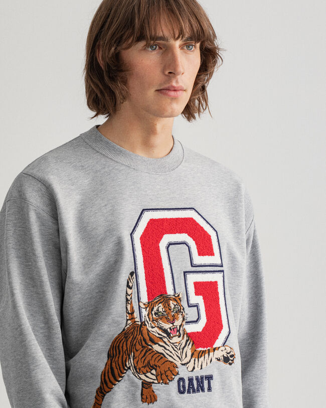Sweat-shirt ras du cou Tiger