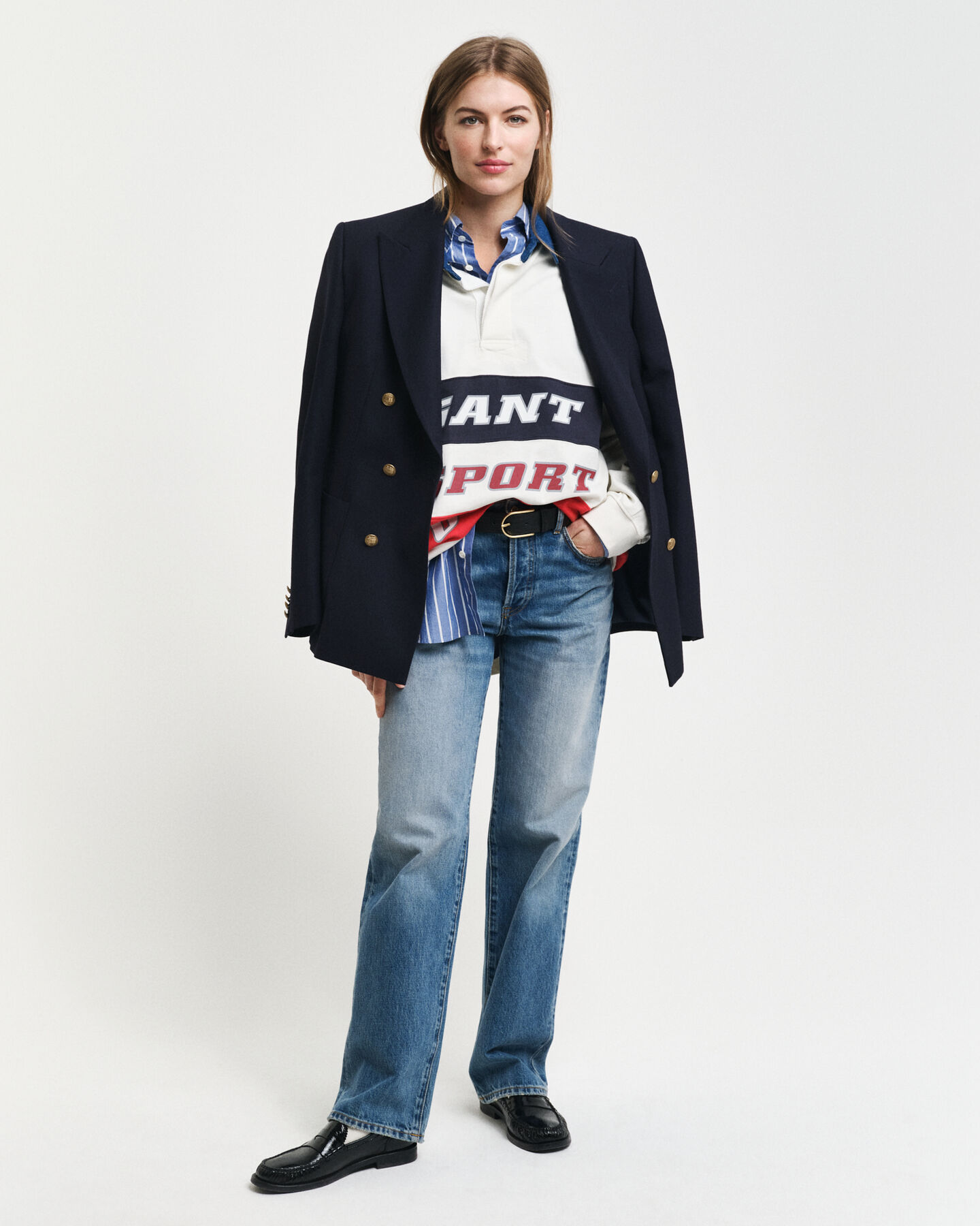 Heavy Rugger avec col en denim
